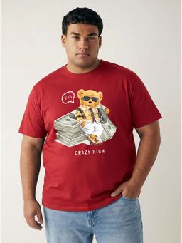 Toodlegram - Graphic Cotton T-Shirt Regular Fit Half Sleeves Casual Wear