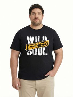 Toodlegram - Typography Cotton T-Shirt Regular Fit Half Sleeves Casual Wear