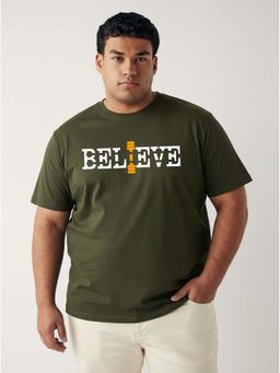 Toodlegram - Typography Cotton T-Shirt Regular Fit Half Sleeves Casual Wear