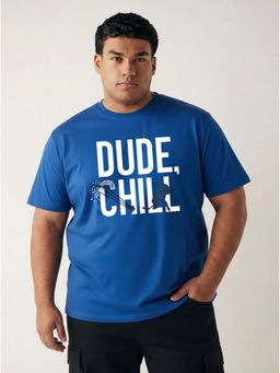 Toodlegram - Typography Cotton T-Shirt Regular Fit Half Sleeves Casual Wear