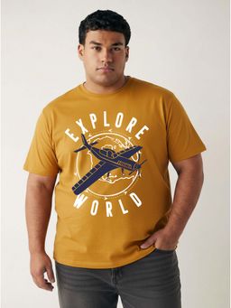 Toodlegram - Typography Cotton T-Shirt Regular Fit Half Sleeves Casual Wear