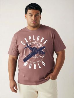 Toodlegram - Typography Cotton T-Shirt Regular Fit Half Sleeves Casual Wear