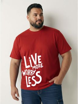 Toodlegram - Typography Cotton T-Shirt Regular Fit Half Sleeves Casual Wear