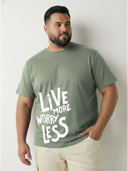 Toodlegram - Typography Cotton T-Shirt Regular Fit Half Sleeves Casual Wear