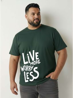 Toodlegram - Typography Cotton T-Shirt Regular Fit Half Sleeves Casual Wear