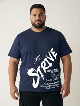 Toodlegram - Typography Cotton T-Shirt Regular Fit Half Sleeves Casual Wear