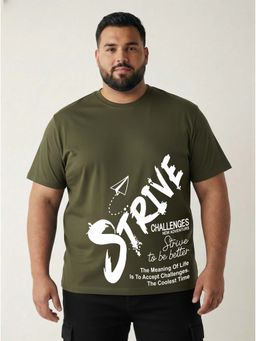Toodlegram - Typography Cotton T-Shirt Regular Fit Half Sleeves Casual Wear