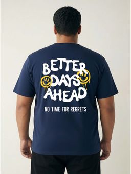 Toodlegram - Typography Cotton T-Shirt Regular Fit Half Sleeves Casual Wear