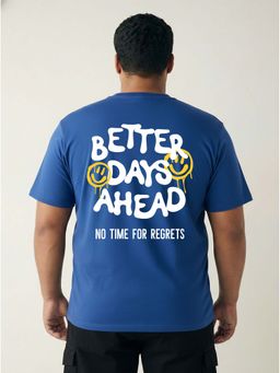 Toodlegram - Typography Cotton T-Shirt Regular Fit Half Sleeves Casual Wear
