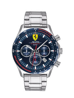 Scuderia Ferrari - Navy Blue Pilota Evo Round Dial Analog Watch - 0830749