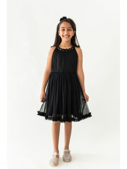 A Little Fable - Black Loire Dress