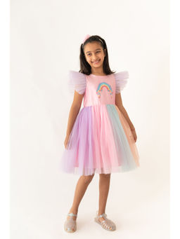 A Little Fable - Rainbow Hearts Dress