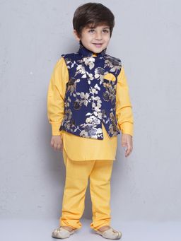 AJ Dezines - Ethnic Wear Kurta Pajama and Waistcoat for Boys (Set of 4)