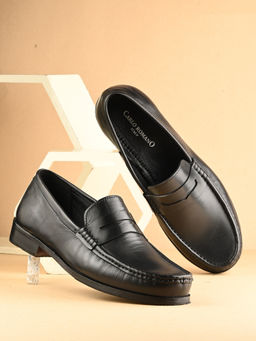 CARLO ROMANO - Men Formal Leather Loafers Black