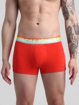 Jack & Jones - Men Typographic Red Trunk