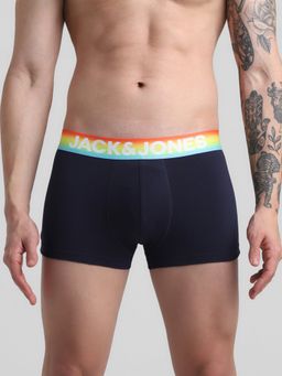 Jack & Jones - Men Typographic Navy Trunk