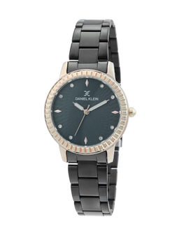 Daniel Klein - Black Premium Round Dial Analog Watch For Women - DK.1.12287 - 5