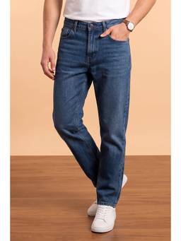 Peter England - Men Blue Relaxed Fit Jeans