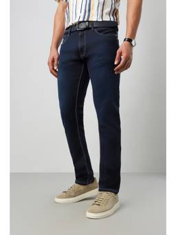 Peter England - Men Indigo Blue Super Slim Fit Jeans