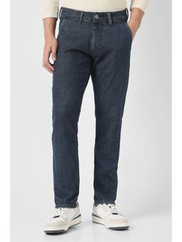 Van Heusen - Men Navy Blue Slim Fit Jeans