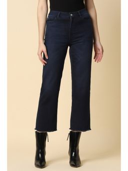 Allen Solly - Women Navy Regular Fit Dark Wash Jeans