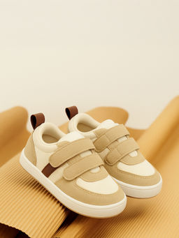 Mi Arcus - Beige Color Booties for Baby Boys