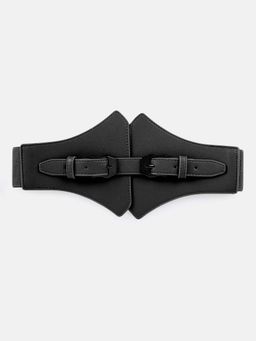 Kazo - Broad Corset Belt with Double Buckle Belt