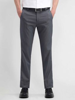 Arrow - Slim Fit Mid Rise Formal Trouser Grey