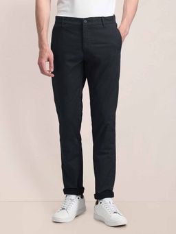 U.S. POLO ASSN. - Mid Rise Regular Fit Casual Trousers Grey