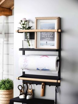 UMAI - Black Kitchen Organizer Rack