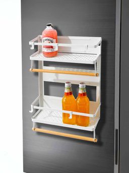 UMAI - Kitchen White Organizer Rack