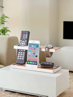 UMAI - White Gadget Desk Organizer