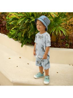 COOL CLUB - Smyk Boys Blue Printed Shorts (Set of 2)