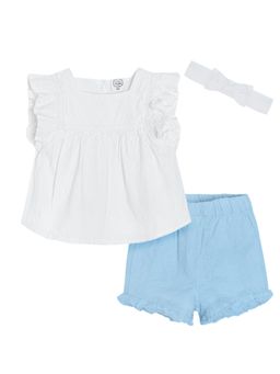 COOL CLUB - Smyk Girls Multi-color Top And Shorts (Set of 3)