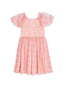 COOL CLUB - Smyk Girls Pink Printed Dress