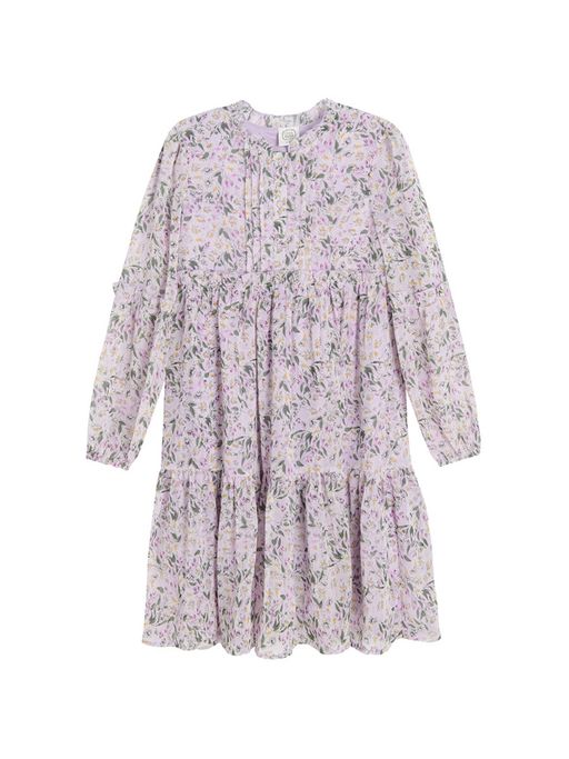Buy COOL CLUB Smyk Girls Purple Printed Dress Online