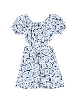 COOL CLUB - Smyk Girls Off White Printed Dress