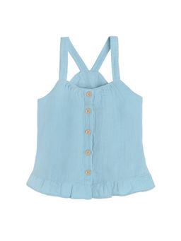 COOL CLUB - Smyk Girls Blue Solid Top