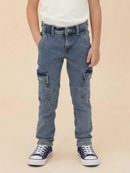 U.S. POLO ASSN. - Kids Boys Slim Fit Mid Rise Jeans