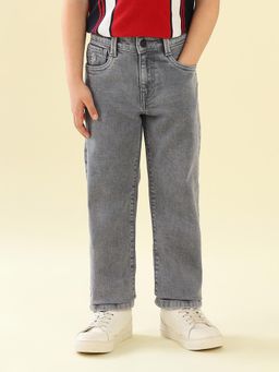 U.S. POLO ASSN. - Kids Boys Relaxed Fit Stone Washed Jeans