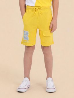 U.S. POLO ASSN. - Boys Yellow Regular Fit Shorts