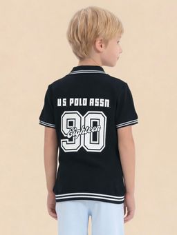 U.S. POLO ASSN. - Boys Printed Regular Fit Polo Shirt