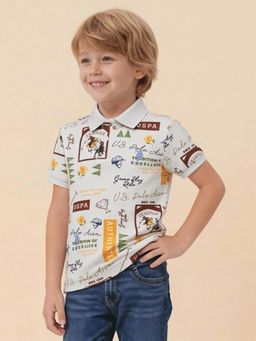 U.S. POLO ASSN. - Boys Graphic Regular Fit Polo Shirt