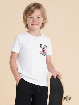 U.S. POLO ASSN. - Boys Brand Embroidered Regular Fit T-Shirt