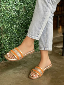 Alberto Torresi - Women Orange Flats