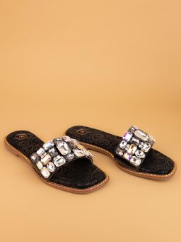 Alberto Torresi - Women Empress Crystal Multi-Color Flats