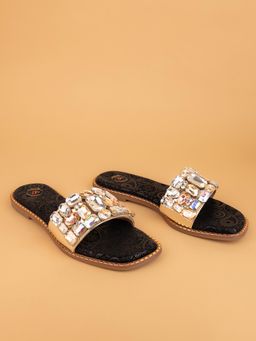 Alberto Torresi - Women Empress Crystal Multi-Color Flats