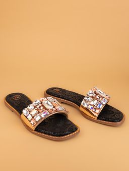 Alberto Torresi - Women Empress Crystal Multi-Color Flats