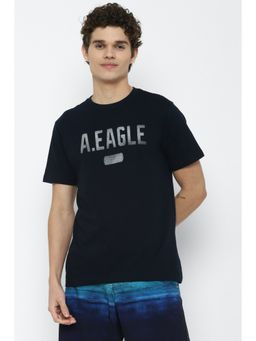 American Eagle - Men Blue Super Soft T-Shirt