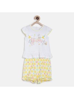 MINI KLUB - Baby Girls Multi Top & Knit Bottom (Set of 2)